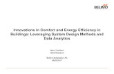 Innovations in Comfort and Energy Efficiency in Buildings: … · Innovations in Comfort and Energy Efficiency in Buildings: Leveraging System Design Methods and Data Analytics ...