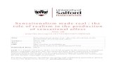 Sensationalism made real : the role of realism in the production of …usir.salford.ac.uk/37554/3/Sensationalism made Real.pdf · 2019. 11. 25. · Sensationalism made Real: the role