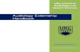 Audiology Externship Handbookmed-fom-audiology.sites.olt.ubc.ca/files/2016/07/AUDI...Audiology Externship Handbook ©School of Audiology and Speech Sciences, 2017 UBC School of Audiology