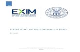 EXIM Annual Performance Plan...2019/10/21  · Export-Import Bank Annual Performance Plan for FY 2021 EXIM Annual Performance Plan FY 2021 2021 811 Vermont Avenue, NW Washington, DC