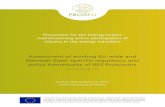 Assessment of existing EU-wide and Member State …...policy frameworks of RES Prosumers (Deliverable N 3.1) Horizon 2020 (H2020-LCE-2017) Grant Agreement N 764056 Prosumers for the