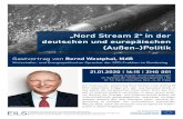 Nord Stream Poster Final · 2020. 1. 7. · Foto: NordeStreap AG „Nord Stream 2" in der deutschen und europäischen (Außen-)Politik Gastvortrag von Bernd Westphal, MdB Wirtschafts-