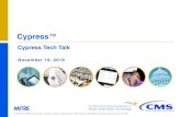 Cypress - ONC...© 2019 The MITRE Corporation. All rights reserved. Approved for Public Release; Distribution Unlimited. Case Number 16-3054 Cypress Cypress Tech Talk November 19 ...