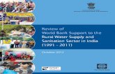Review of World Bank Support to the Rural Water Supply and ... · governance and accountability aspects into project designs. Over two decades this partnership has provided some 24