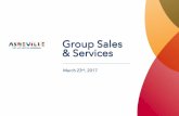Group Sales & Services · 2019. 6. 3. · • Group size, number of meetings scheduled, up - trending meeting rates, longer meetings, more demand for customized meetings packages.