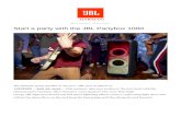 Start a party with the JBL Partybox 1000 - JBL (news) 2019. 7. 29.آ  JBL Partybox 1000 Features Turbo-charged