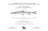 Lake Whitefish,Coregonus clupeaformis - Cosewiccosewic.ca/images/cosewic/pdf/Lake_Whitefish_Executive... · 2019. 6. 19. · Figure 1. A Lake Whitefish species complex DU decision