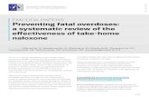 EMCDDA PAPERS Preventing fatal overdoses: a systematic … · EMCDDA PAPERS. I. Preventing fatal overdoses: a systematic review of the effectiveness of take-home naloxone. 2 / 37