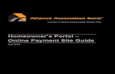 Homeowner’s Portal – Online Payment Site Guide · 2019. 5. 9. · AAB Online Payment Site Guide P a g e | 4 Terminology • ACH: Automated clearinghouse. • ACH Entry: An order