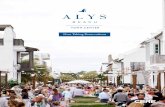 TOWN CENTER - LoopNet...Alys Beach The town of Alys Beach was designed by Duany Plater-Zyberk & Company (DPZ). The 158-acre design of homes, streets, parks and town center takes full