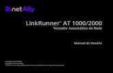 LinkRunner AT 1000/2000 - NetAlly · 2020. 1. 10. · LinkRunner AT 1000/2000 Testador Automático de Rede I. INTRODUÇÃO O Testador Automático de Rede LinkRunner AT 1000/2000 permite