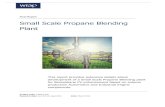 Small Scale Propane Blending Plant Services.pdf · 2019. 5. 9. · Small Scale Propane Blending Plant 1 WRAP’s vision is a world in which resources are used sustainably. Our mission