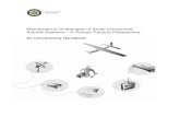 Maintenance Challenges of Small Unmanned Aircraft Systems - A Human Factors … · 2019. 12. 13. · 11 Maintenance Challenges of Small Unmanned Aircraft Systems - A Human Factors