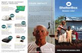 Microsoft · 2019. 10. 17. · YOUR IMPACT ShelterBox provided Popeye with a ShelterKit and other essential items, like solar lights, to help him get back on his feet after his home