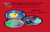Michigan Developmental Disabilities Council · 2017. 4. 17. · history, inclusive education, assistive technology, self-determination, person- centered planning, social media, systems