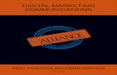 Digital Marketing CoMMuniCations Best...The updated EASA Digital Marketing Communications Best Practice Recommendation: Reconfirms the advertising Industry’s commitment to apply