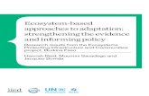 Ecosystem-based approaches to adaptation: …pubs.iied.org/pdfs/17630IIED.pdfEcosystem-based approaches to adaptation: strengthening the evidence and informing policy Research results