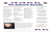 The Grissom Gazettegrissom.muncie.k12.in.us/UserFiles/Servers/Server_109519... · The Grissom Gazette Grissom Memorial Elementary Schoolschool year has started 3201 S. Macedonia Ave.