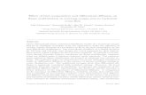 Eﬀect of fuel composition and diﬀerential diﬀusion on ﬂame … · 2018. 7. 10. · scribed in Sec. 2, followed by a detailed description of the DNS conﬁgu-ration and numerical