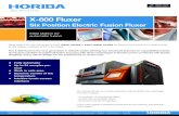 X-600 Fluxer · 2016. 1. 7. · Ideal station for automatic fusion X-600 Fluxer Six Position Electric Fusion Fluxer The X-600 fluxer is the next generation in electric fusion offering