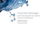 Crystal Clear Technologies · 2018. 6. 4. · WHY CRYSTAL CLEAR TECHNOLOGIES? Most Effective
