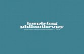 inspiring philanthropy · 2020. 7. 7. · 2018 was an exciting year of change for the foundation. We ... plan, which is dedicated to inspiring greater philanthropy, proactively stewarding