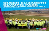 QUEEN ELIZABETH OLYMPIC PARK/media... · APPRENTICESHIP AWARD 2013 In recognition of a commitment to delivering apprenticeships on Queen Elizabeth Olympic Park. Winners Balfour Beatty