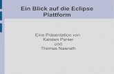 Ein Blick auf die Eclipse Plattform - HAW Hamburgsarstedt/AKOT/EclipseFoli… · OSGI Runtime Workbench Update Project Model GMF EMF GEF etc. Books Education Articles Research Arbeitskreis