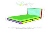 Full Platform Bed With Drawers - Shanty 2 Chic · shanty-2-ChiC.Com Full PlatForm Bed With draWers - Page | 8 Assemble the drawers by first attaching the front and back pieces to