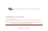Employee Functions - University of Oklahoma...Time & Attendance–Employee Functions The Time Entry Window The time entry window comprises various fields and tabs which allow easy