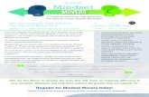 Register for Mindset Movers today! need to create Mindset Movers. Mindset Movers are actions that move