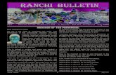 79/7 Ranchi Jesuits, Sadbhavna P.B. - 4, Ranchi - 834 001, … · 2020. 7. 29. · Ranchi Bulletin July 2020 Ranchi Bulletin July 2020 1 79/7 Ranchi Jesuits, Sadbhavna P.B. - 4, Ranchi
