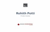 Rohith Potti...Rohith Potti Private Investor Non-linear Nature of Velocity Asian Investing Summit 2019, Hosted by MOI Global David and Goliath Our Hero - The Pebble Aim and Speed =