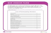 EHR VENDOR FAIRS Vendor Document (3).pdf · case management, clinical documentation, e-prescribing, e-labs, business intel-ligence, Mobile (disconnected) functionality, telehealth,