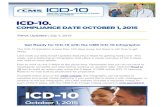 Get Ready for ICD-10 with the CMS ICD-10 lnfographicGet Ready for ICD-10 with the CMS ICD-10 lnfographic The ICD-1 O transition is less than 100 days away, but there is still time