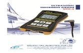 -PACIFIC-TEC w w w. pacific-tec.sg PACIFIC-TEC SCIENTIFIC ... · The UTG-8 is a precision Ultrasonic thickness gauge. Based on the same operating principles as SONAR, the UTG-8 is