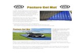The gel mat solves two major problematic areas of …...problematic areas of cow comfort: The impact on the cow joints when the cow lays down, and the pressure points strain she has