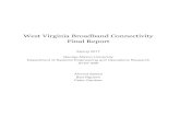 West Virginia Broadband Connectivity Final Reportseor.vse.gmu.edu/~klaskey/Capstone/WVACONN/WVA_Conn...without sufficiently fast internet access, it is difficult to fully participate