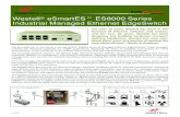 Westell eSmartES ES8000 Series Industrial Managed Ethernet ... · The ES8000 eSmartES switches are ideal for building a switched, hardened, Ethernet network infrastructure, connecting