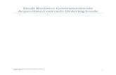 Small Business Governmentwide Acquisition Contracts Ordering Guide OG Sept 2017.pdf · Small Business GWAC Ordering Guide – SEPT 2017 1 Small Business Governmentwide ... CSA terms