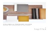 COLORS & FINISHES GUIDE - LogiflexLogiflex presents two new finishes: Lyra and Supermat along with five new laminates. With the addition of a selection of colors, Logiflex redefines