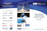 Satellite AEROSPACE ANALYSIS BOOT CAMP… · 2017. 6. 1. · increasing productivity by 5-10x instantly. The boot camp will walk you through step-by-step processes on how to deliver