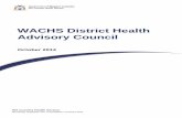 WACHS District Advisory Committee Guidelines - …...WACHS District Advisory Council Guideline Acknowledgements Thank you to all DHAC members and Chairpersons, past and present, who