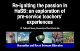 Re-igniting the passion in HaSS: an exploration of … Green HaSS.pdfwell-known historical events. I am hoping to learn about interactive and creative ways to engage students and help