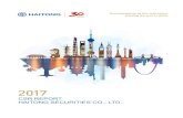 CSR REPORT HAITONG SECURITIES CO., LTD.€¦ · 01 02 CSR Report 2017 Haitong Securities Co., Ltd. Message from the Chairman 2017 marks the 29th anniversary of Haitong Securities,