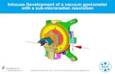 Inhouse Development of a vacuum goniometer with …...MEDSI 2018 PARIS | 25th-29th of June | Frank-Uwe Dill | Petra III Beamline P01 14 Reproducibility and Jitter 0 nrad 20 nrad 10
