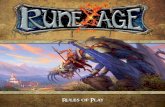 TM - Fantasy Flight Games...Rune Age is a card game where each player builds his own deck of cards over the course of the game. Two to four players each control one of four races (Humans,
