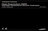 Hanwha Techwin America - High Resolution WDR …Samsung Techwin Co., Ltd shall reserve the copyright of this document. Under no circumstances, this document shall be reproduced, distributed