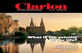 What is top priority in our life?clarionmagazine.ca/archives/2017/173-200_v66n6.pdfBucket list pictures include many travel photos, going to exotic locations, eating special foods,