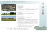 HEADWATERS RANCH LAND FOR SALE - Maury Carter...Feb 05, 2016  · HEADWATERS RANCH LAND FOR SALE 180± acres / Additional 2 - 5-acre parcels available Lake County, FL Commercial Real